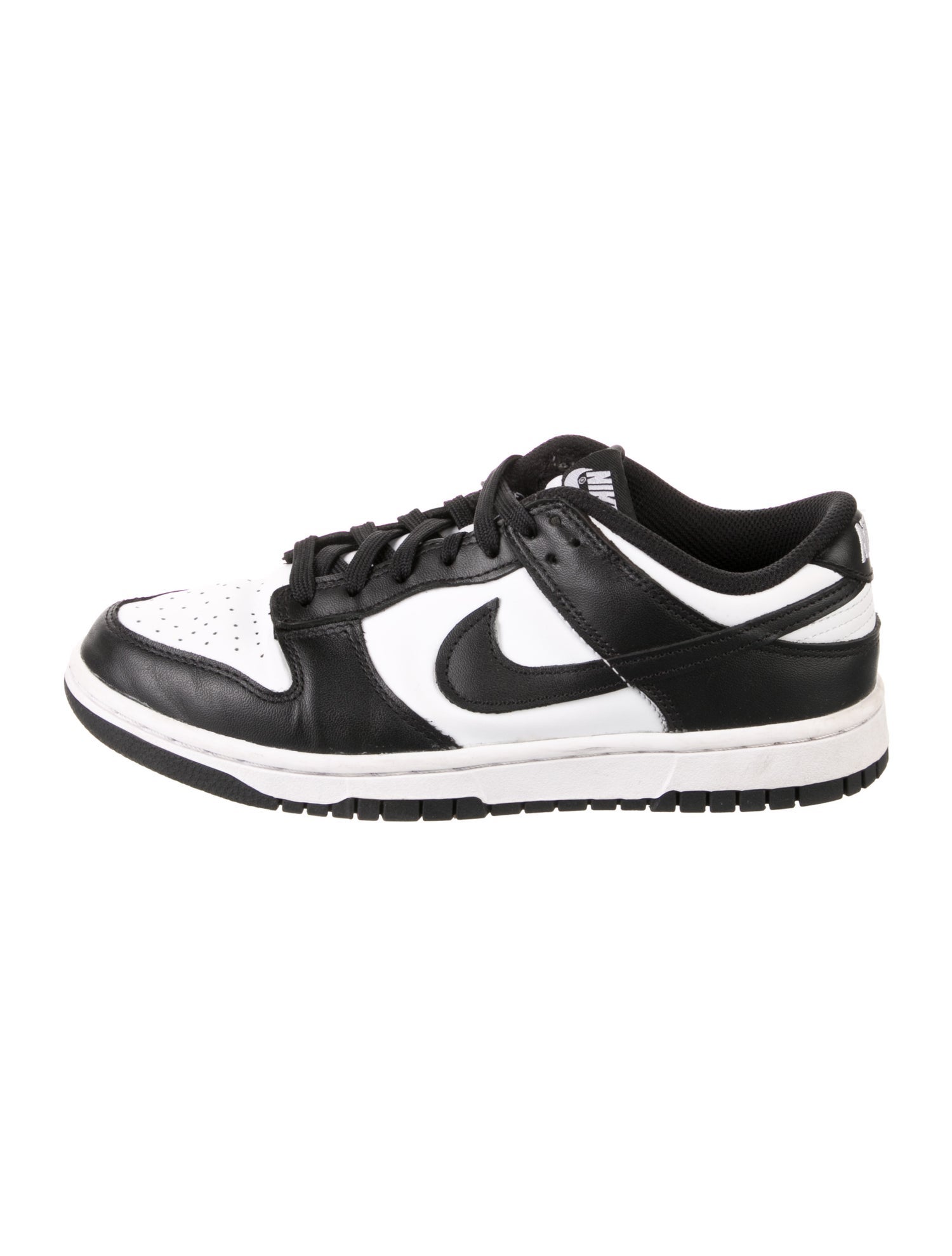 Nike Leather Colorblock Pattern Athletic Sneakers