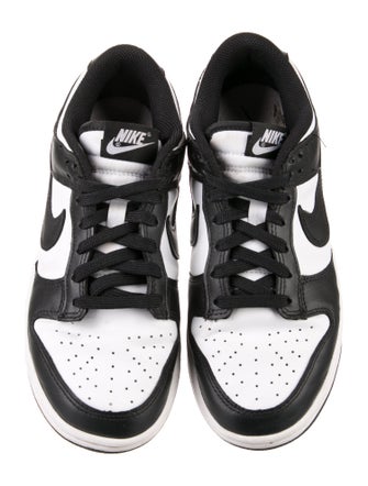 Nike Leather Colorblock Pattern Athletic Sneakers