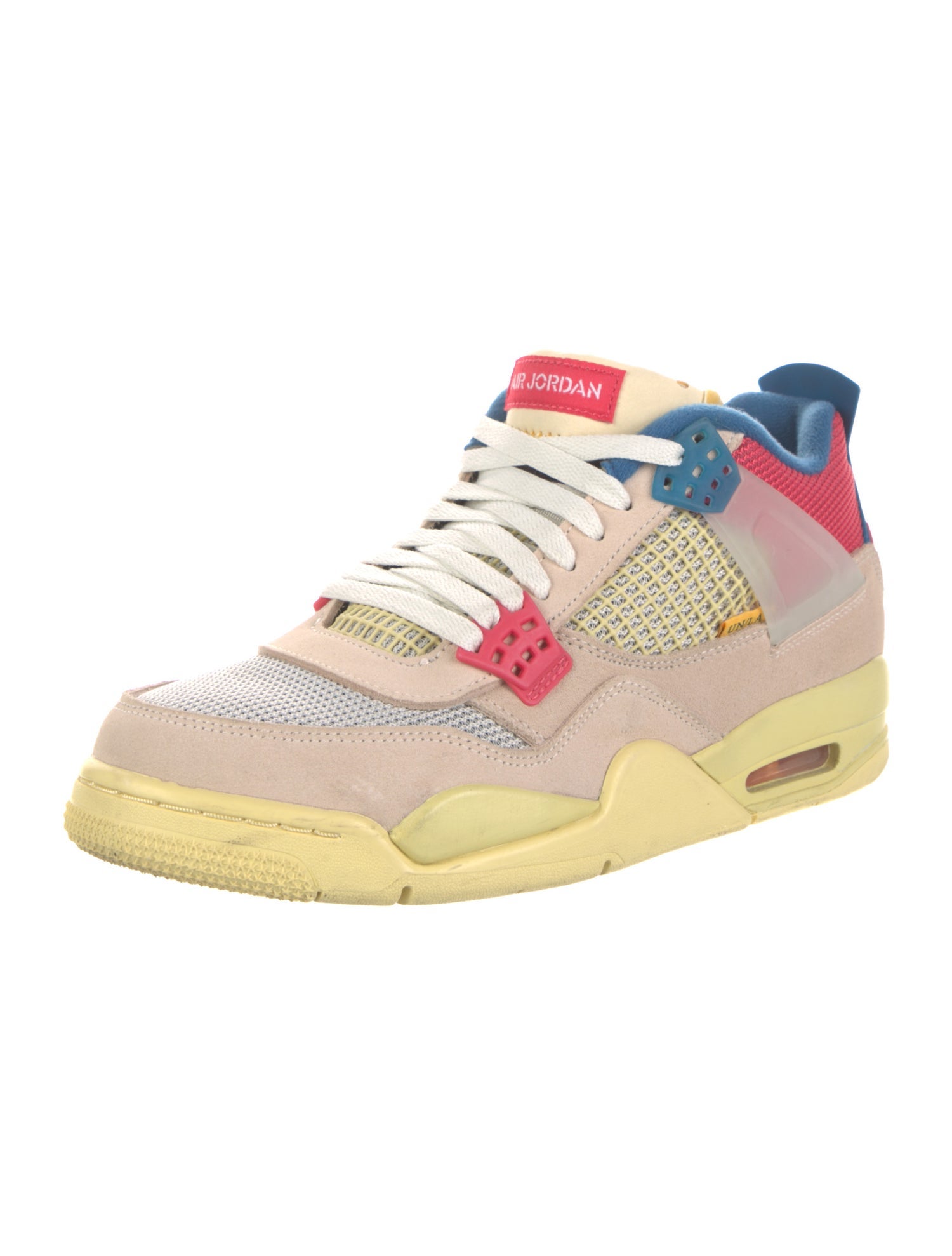 Nike Suede Colorblock Pattern Sneakers