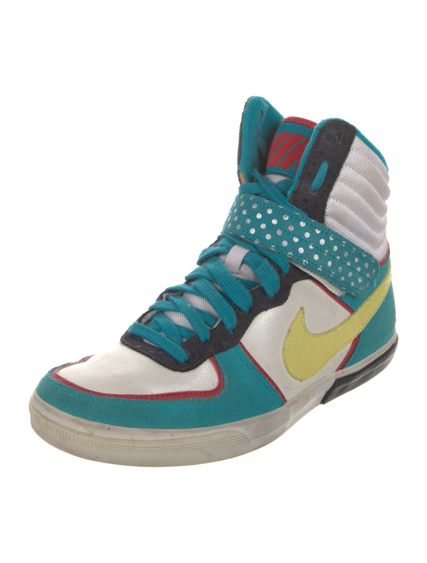 Nike Suede Graphic Print Wedge Sneakers