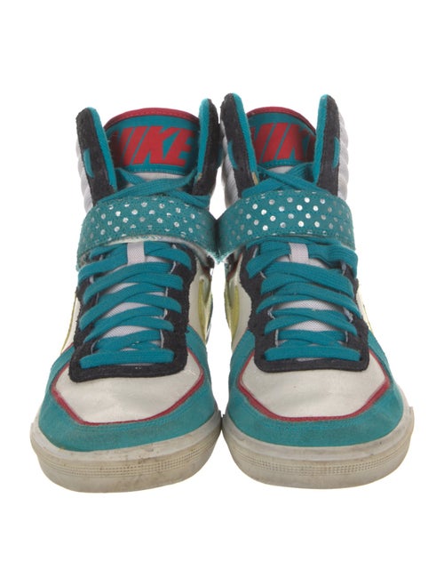 Nike Suede Graphic Print Wedge Sneakers