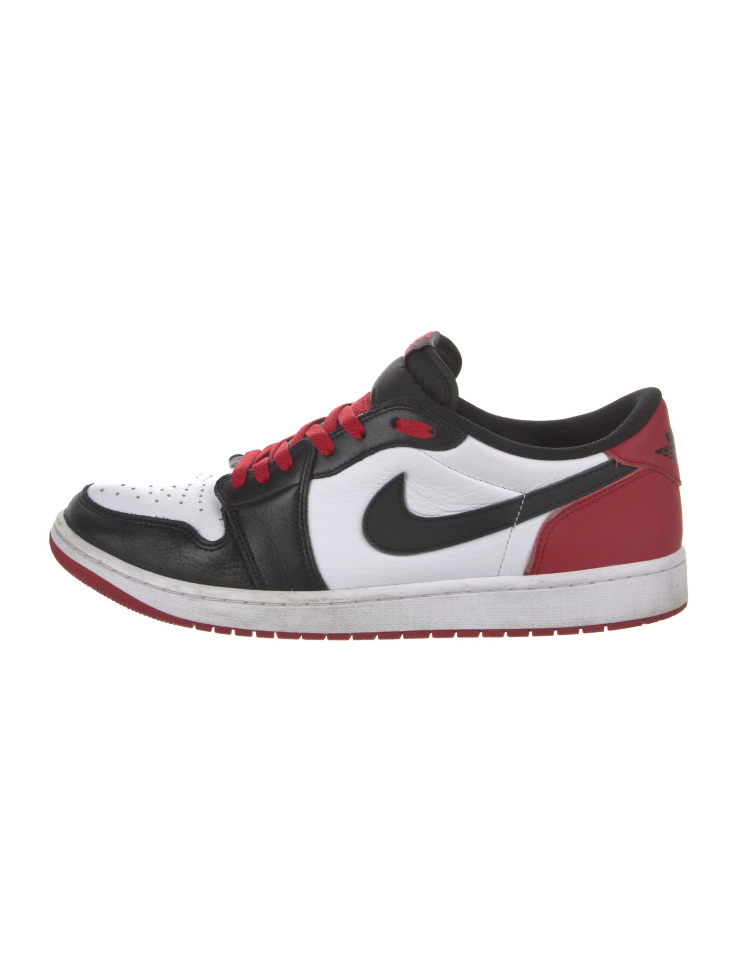 Nike Leather Colorblock Pattern Sneakers