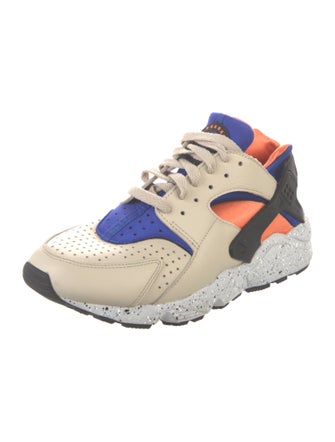 Nike Leather Colorblock Pattern Athletic Sneakers