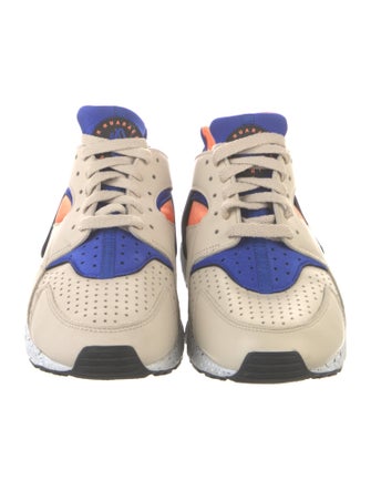 Nike Leather Colorblock Pattern Athletic Sneakers