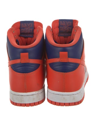 Nike Leather Colorblock Pattern Sneakers
