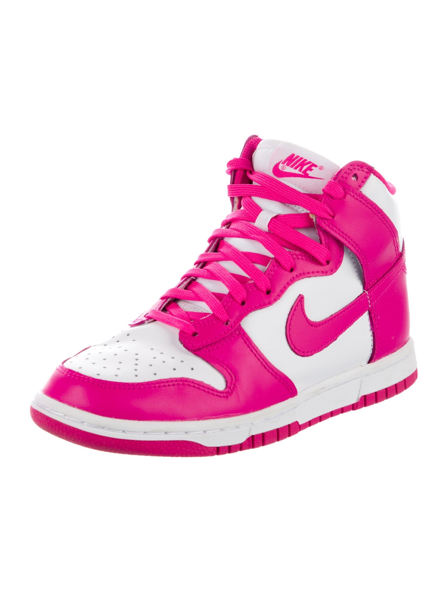 Nike Leather Printed Wedge Sneakers