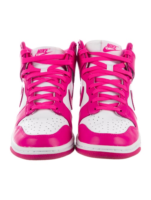 Nike Leather Printed Wedge Sneakers