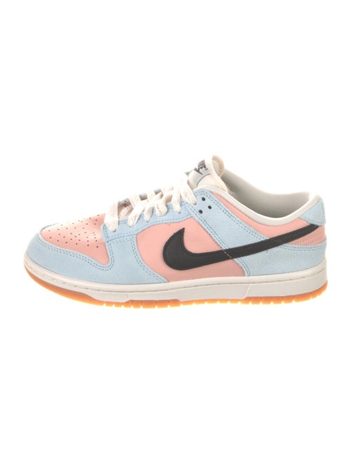 Nike Suede Colorblock Pattern Athletic Sneakers