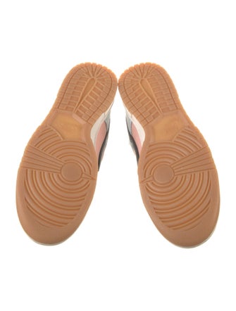 Nike Suede Colorblock Pattern Athletic Sneakers