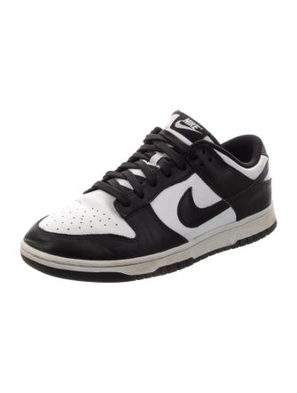 Nike Leather Colorblock Pattern Athletic Sneakers