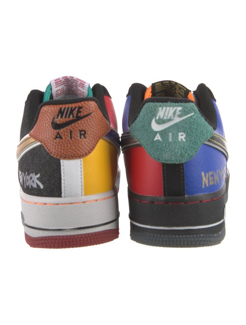 Nike Leather Colorblock Pattern Sneakers