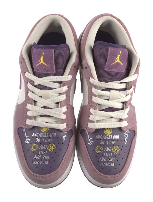 Nike Suede Colorblock Pattern Sneakers