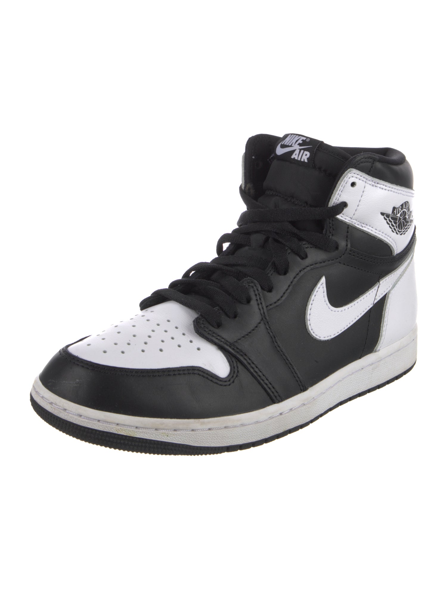 Nike Leather Colorblock Pattern Sneakers