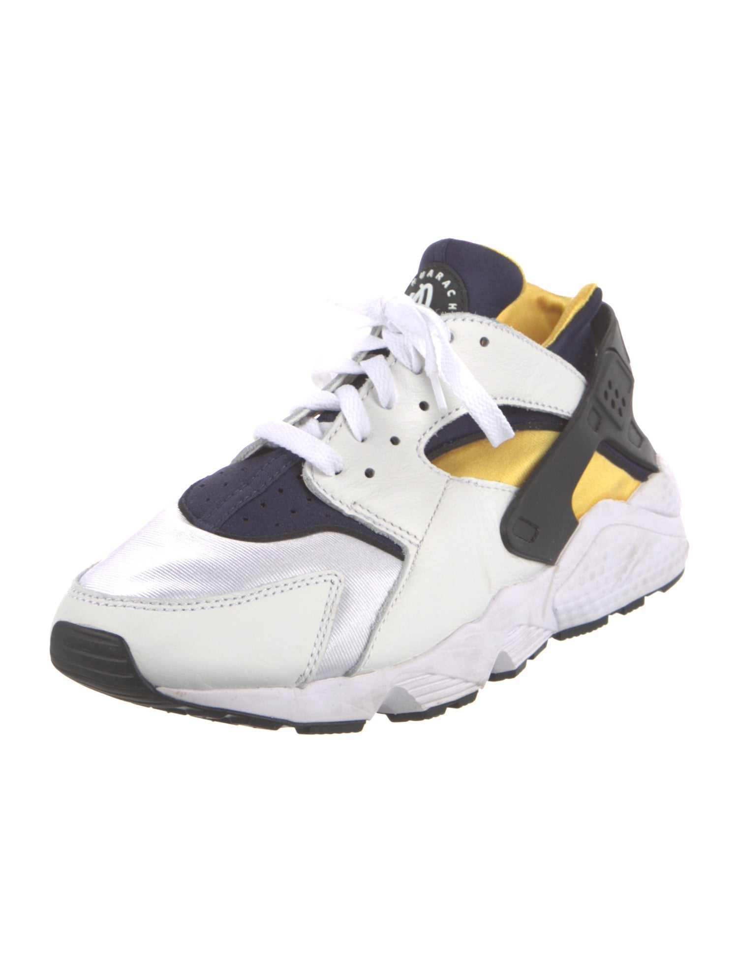 Nike Leather Colorblock Pattern Athletic Sneakers