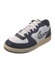 Nike Leather Colorblock Pattern Athletic Sneakers
