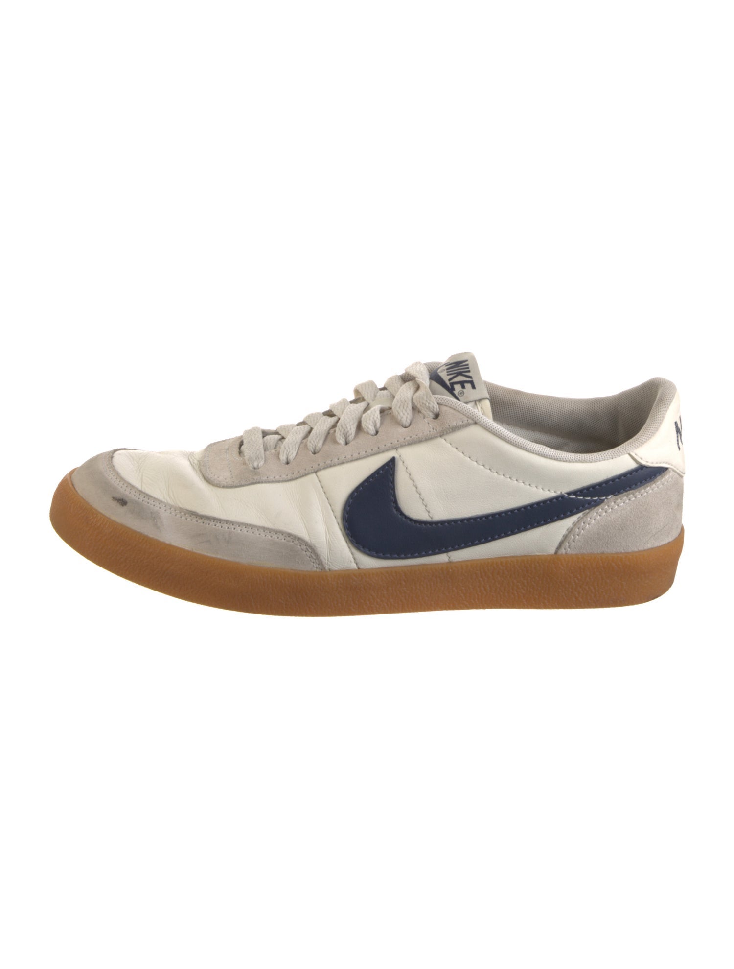 Nike Leather Colorblock Pattern Sneakers