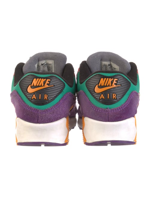 Nike Suede Colorblock Pattern Athletic Sneakers