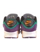 Nike Suede Colorblock Pattern Athletic Sneakers