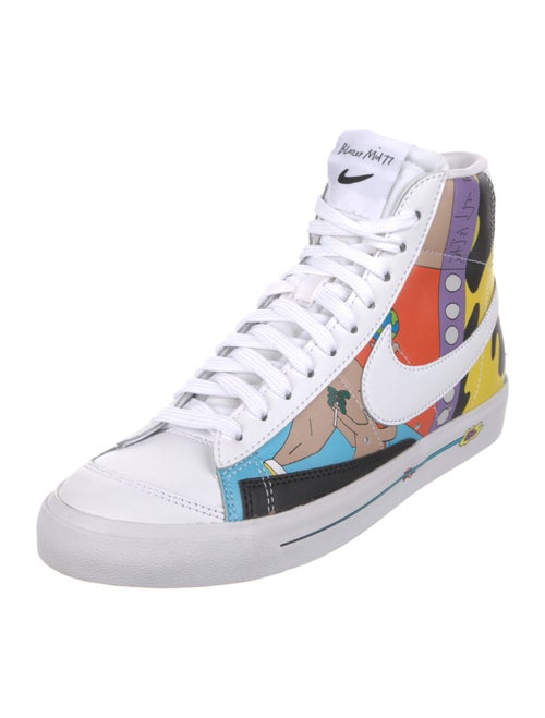 Nike Leather Printed Sneakers