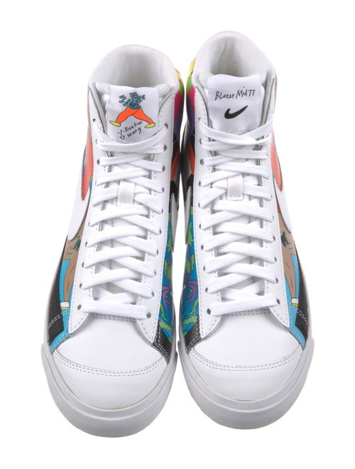Nike Leather Printed Sneakers