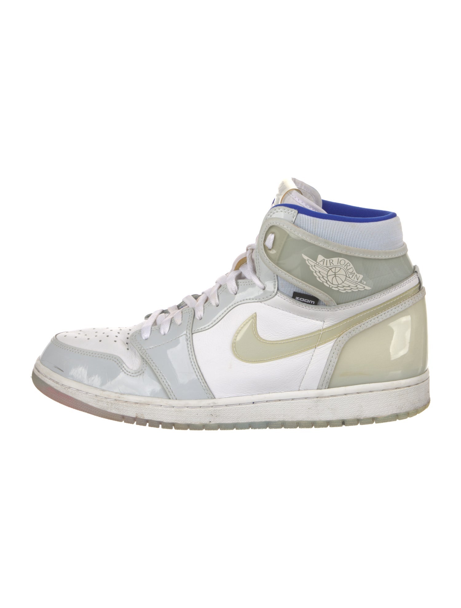 Nike Leather Colorblock Pattern Sneakers