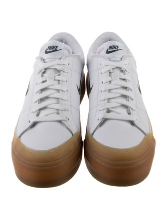 Nike Leather Colorblock Pattern Sneakers