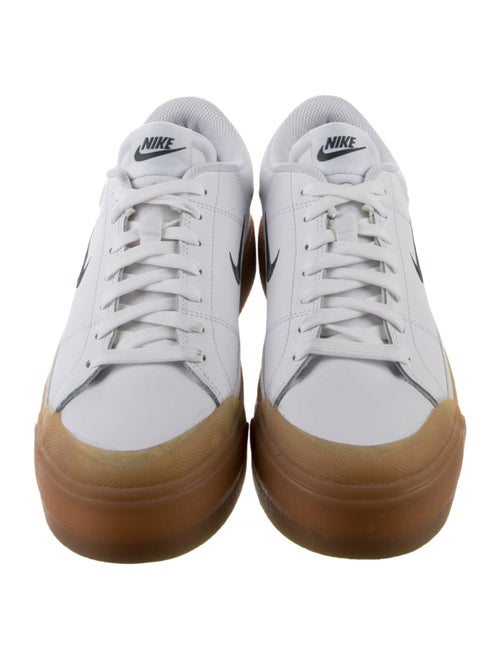 Nike Leather Colorblock Pattern Sneakers