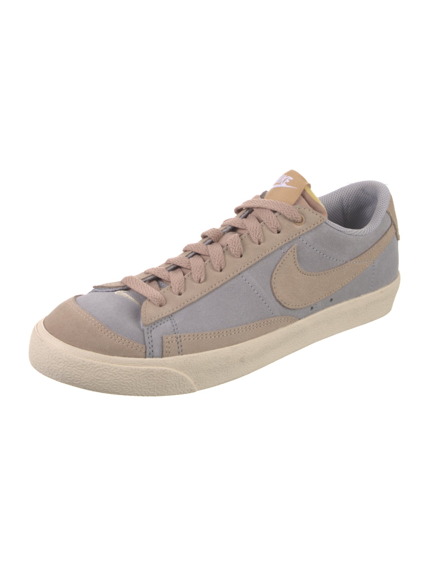Nike Suede Colorblock Pattern Sneakers