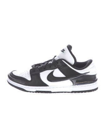 Nike Leather Colorblock Pattern Athletic Sneakers