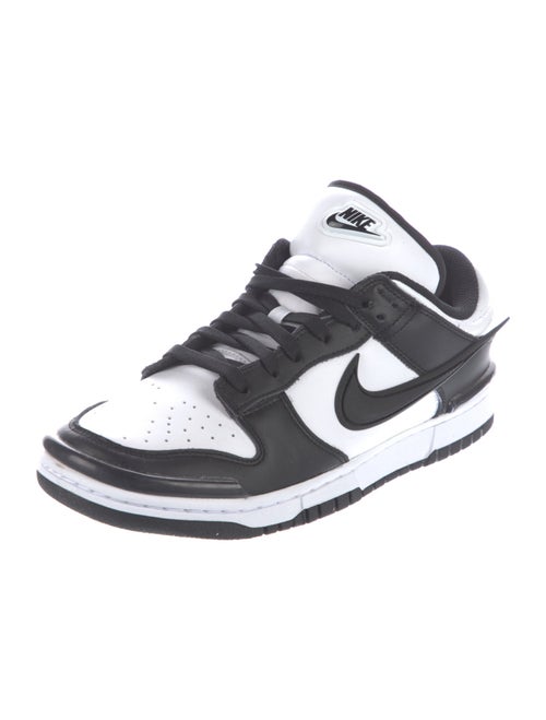 Nike Leather Colorblock Pattern Athletic Sneakers