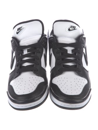 Nike Leather Colorblock Pattern Athletic Sneakers