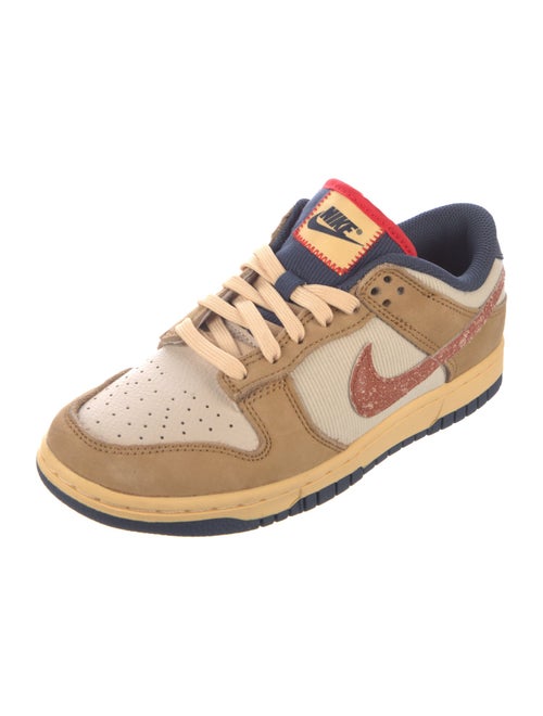 Nike Leather Colorblock Pattern Athletic Sneakers