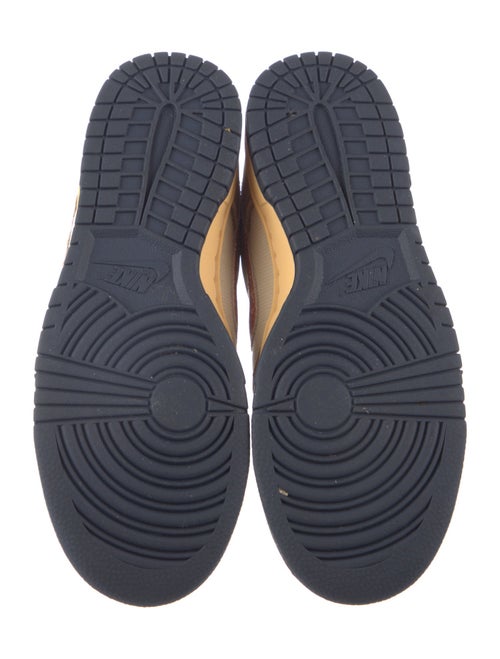 Nike Leather Colorblock Pattern Athletic Sneakers