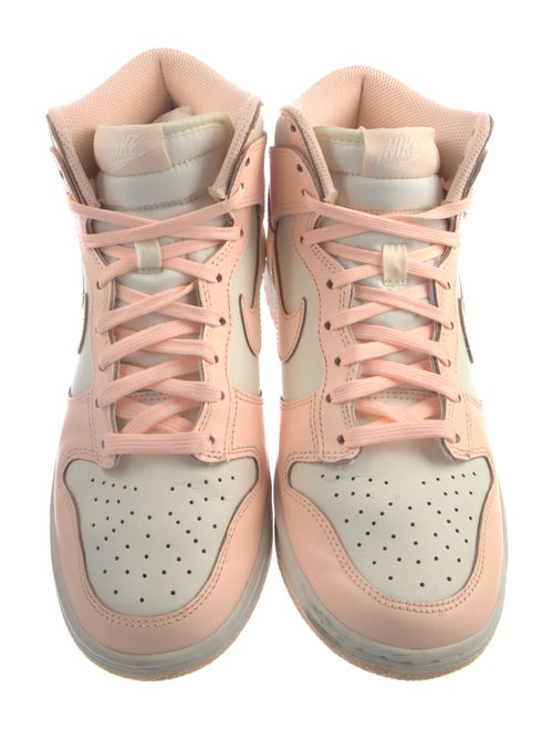 Nike Leather Colorblock Pattern Athletic Sneakers