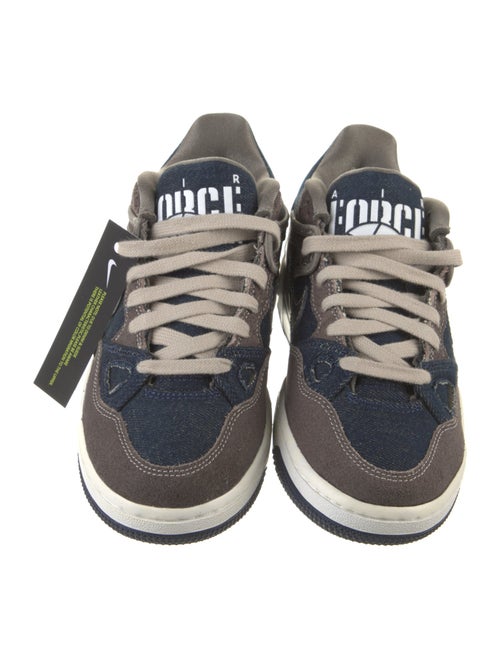 Nike Suede Colorblock Pattern Sneakers