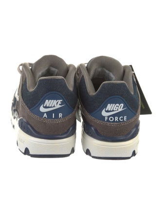 Nike Suede Colorblock Pattern Sneakers