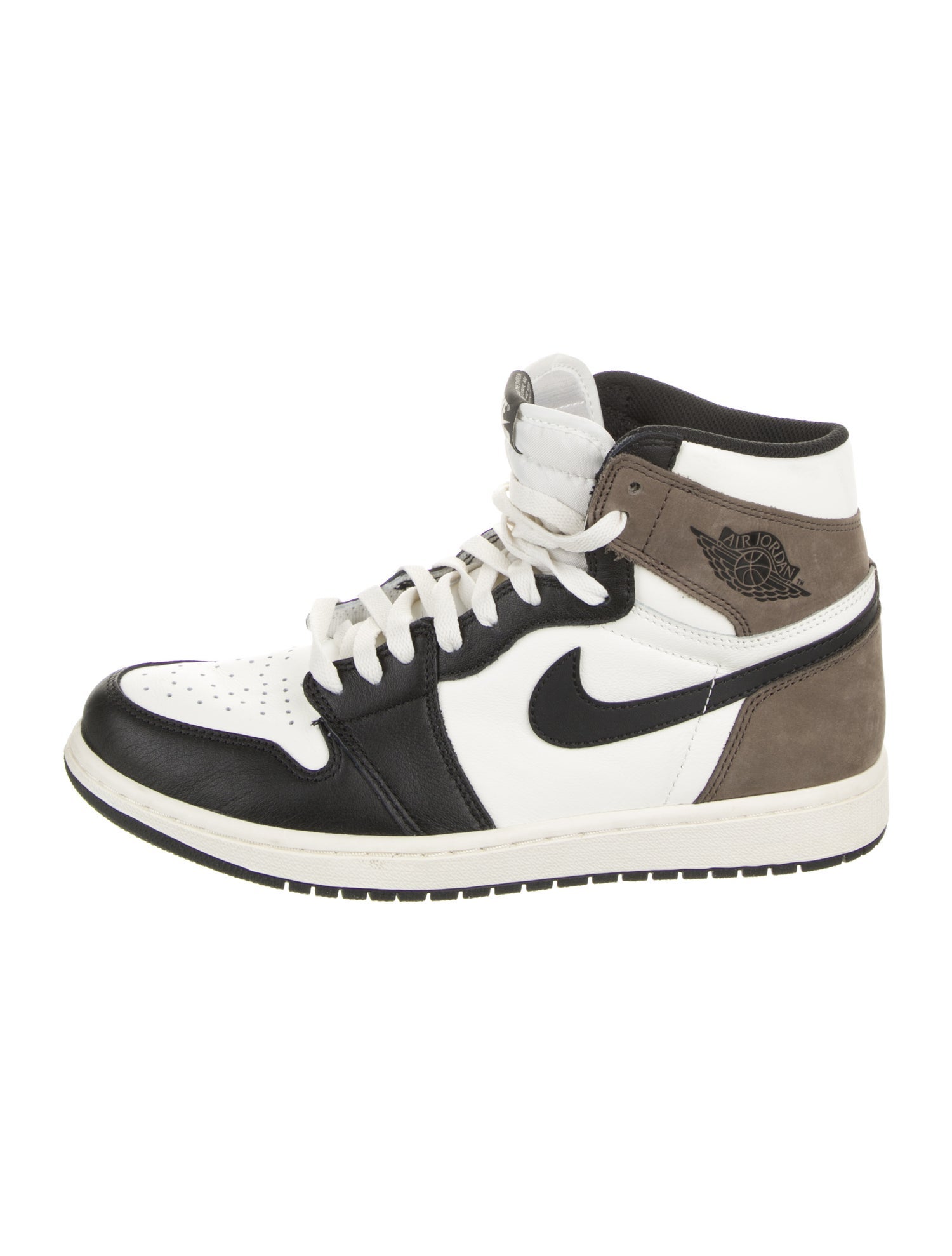 Nike Leather Colorblock Pattern Sneakers