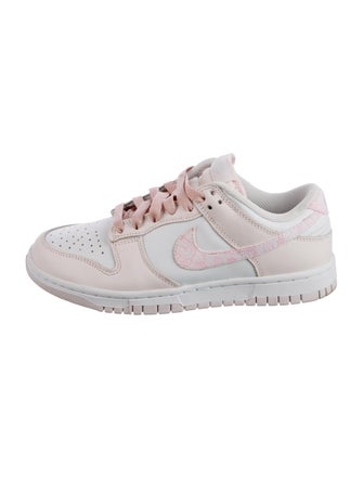 Nike Leather Colorblock Pattern Athletic Sneakers