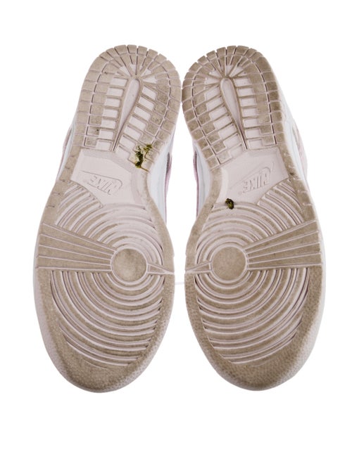 Nike Leather Colorblock Pattern Athletic Sneakers