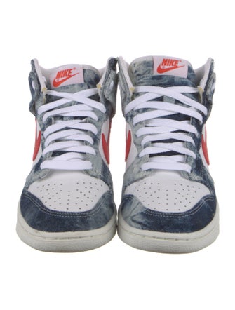 Nike Dunk High 'Washed Denim' Athletic Sneakers