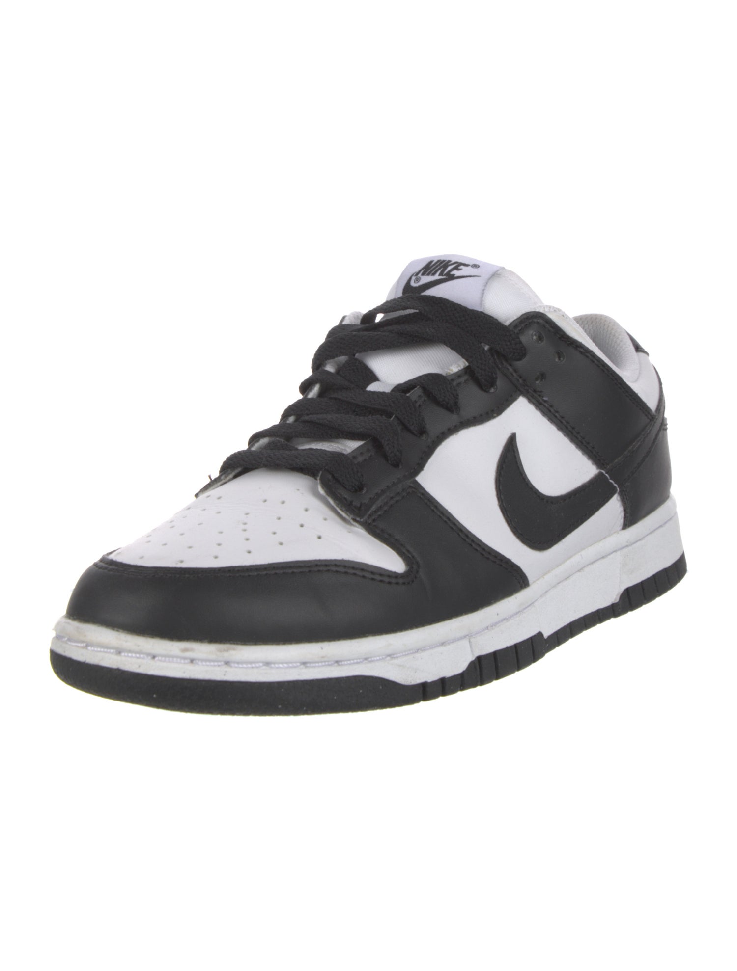 Nike Leather Colorblock Pattern Sneakers