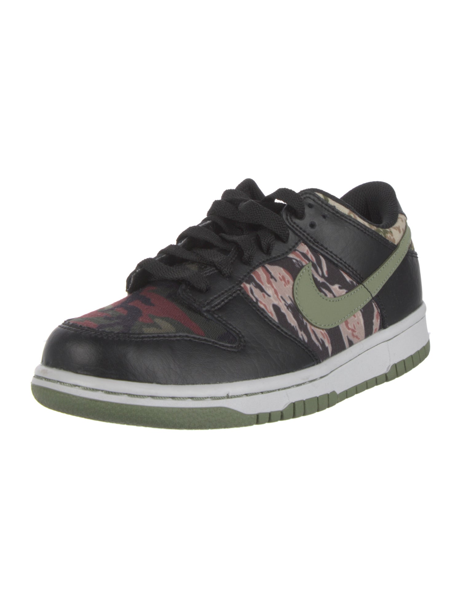 Nike Leather Printed Athletic Sneakers