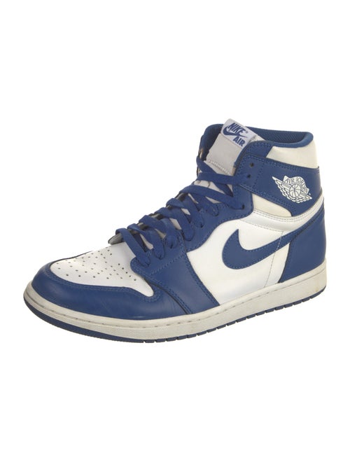 Nike Leather Colorblock Pattern Athletic Sneakers