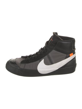 Nike Leather Colorblock Pattern Sneakers