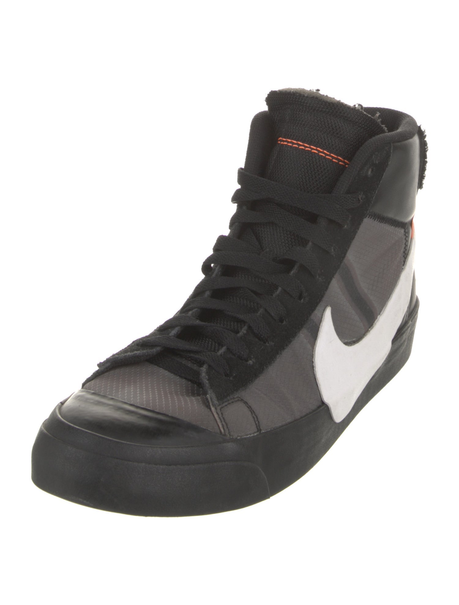 Nike Leather Colorblock Pattern Sneakers