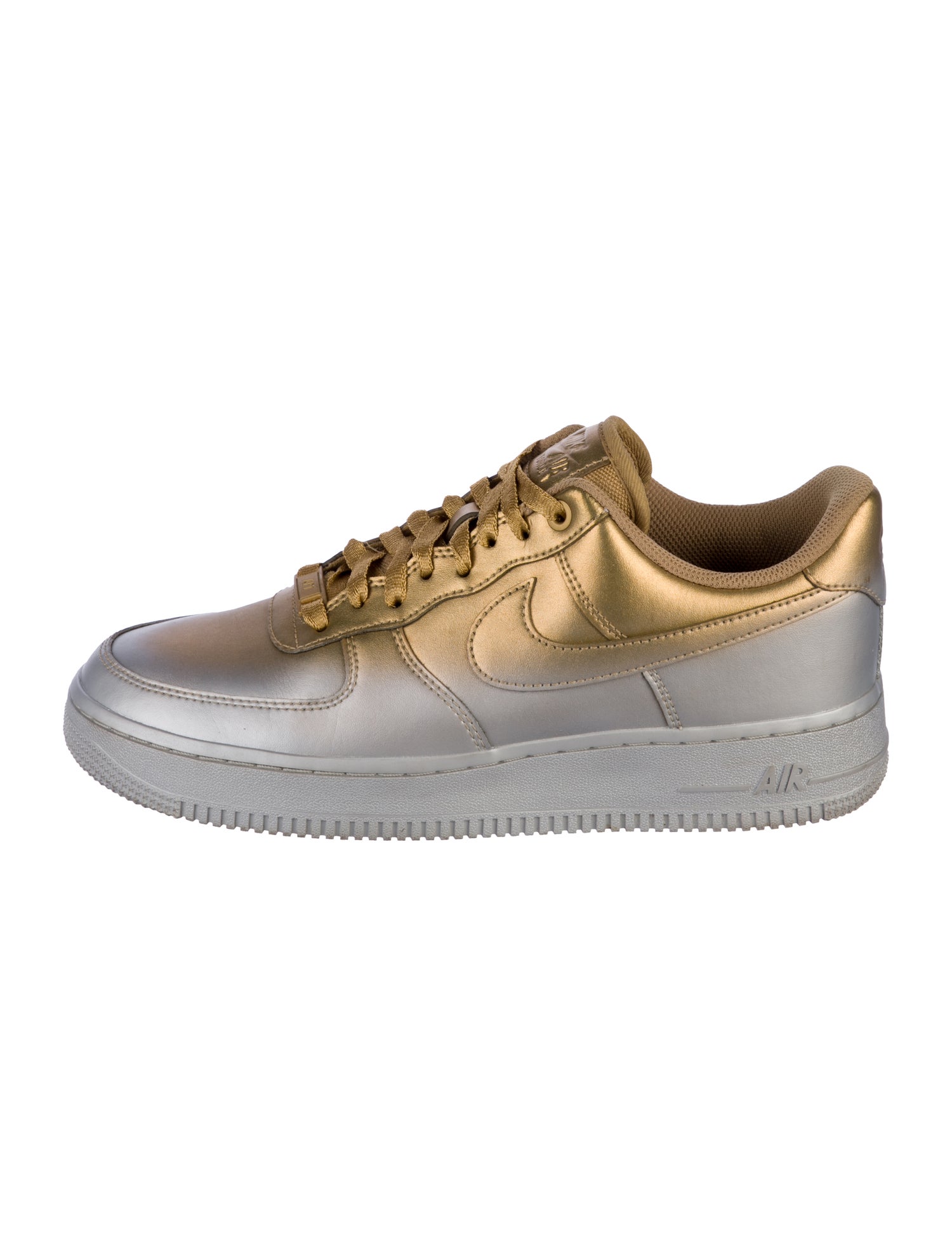 Nike Nike Air Force 1 Low Gold Silver Sneakers