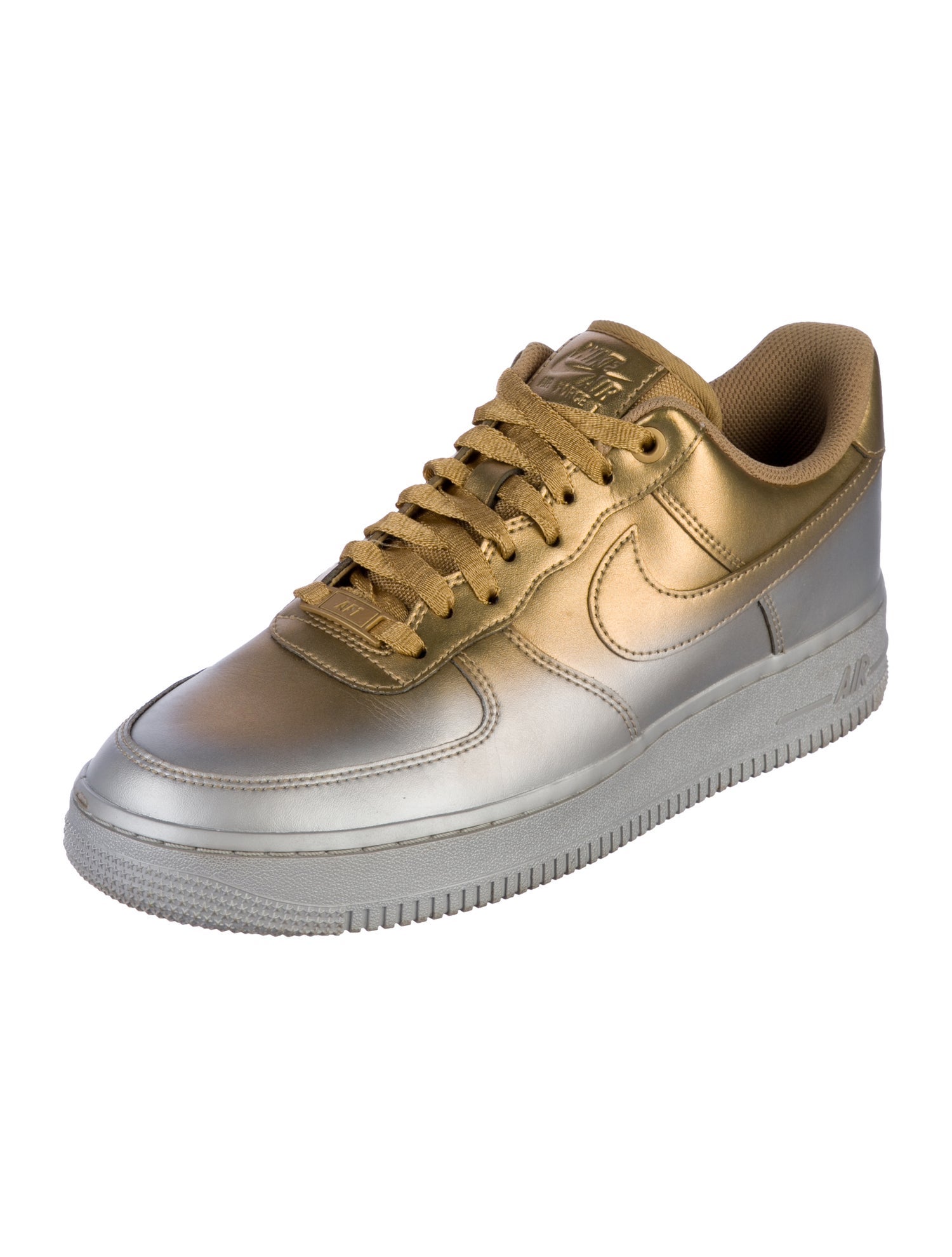 Nike Nike Air Force 1 Low Gold Silver Sneakers