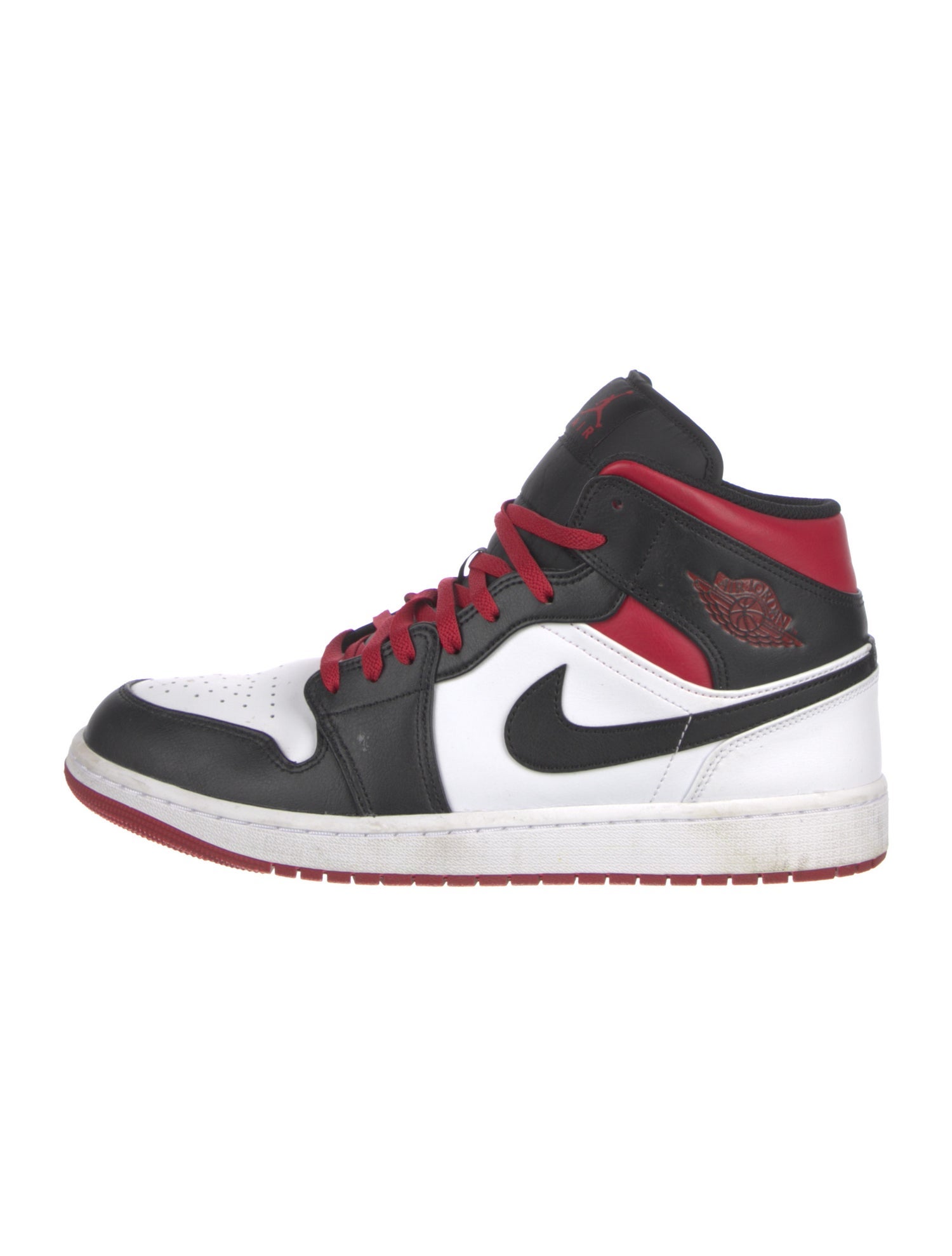 Nike Leather Colorblock Pattern Sneakers