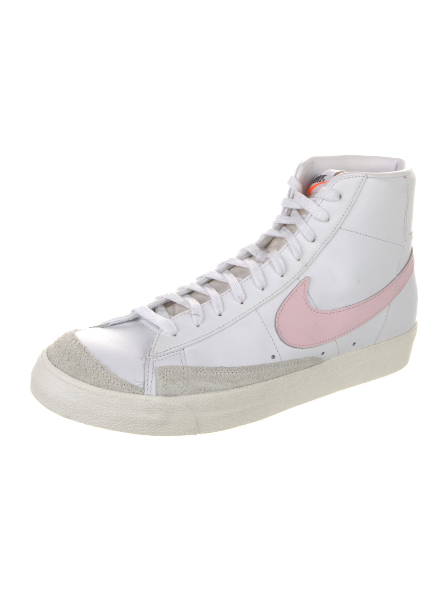 Nike Leather Colorblock Pattern Sneakers