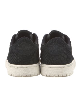 Jordan 1 Retro Low 'Black Python' Sneakers